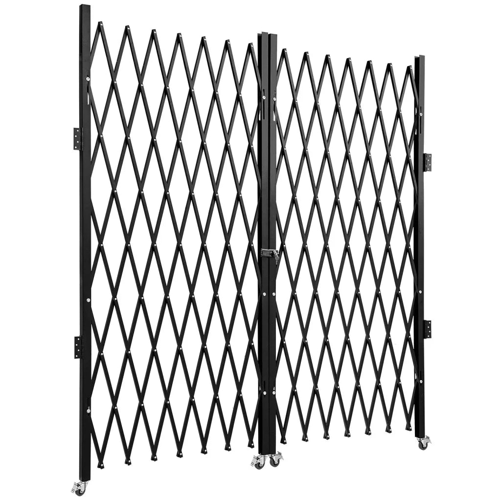 VEVOR Double Folding Security Gate Folding Door Gate 5.1’ H
