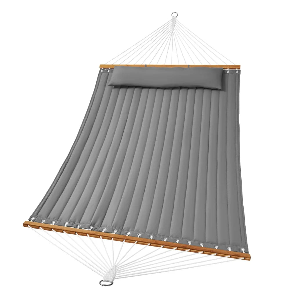 VEVOR Double Quilted Fabric Hammock 12 FT Double Hammock