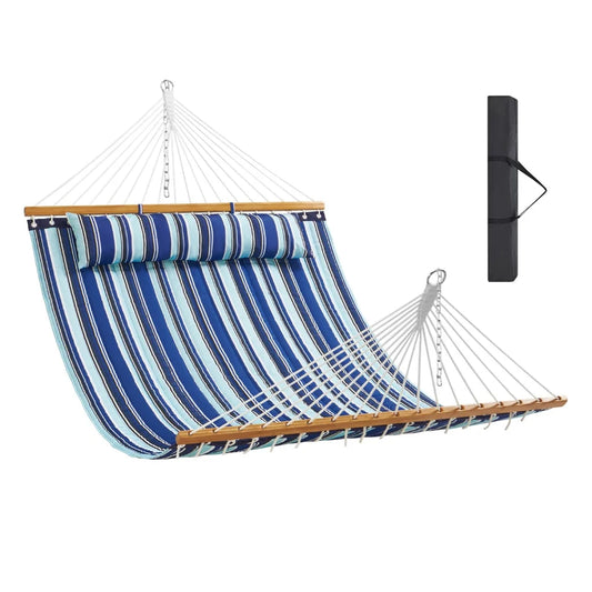 VEVOR Double Quilted Fabric Hammock 12 FT Double Hammock