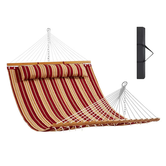 VEVOR Double Quilted Fabric Hammock 12 FT Double Hammock