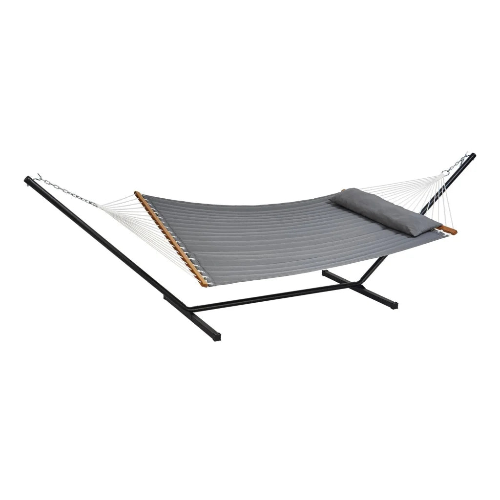 VEVOR Double Quilted Fabric Hammock Two Person Hammock