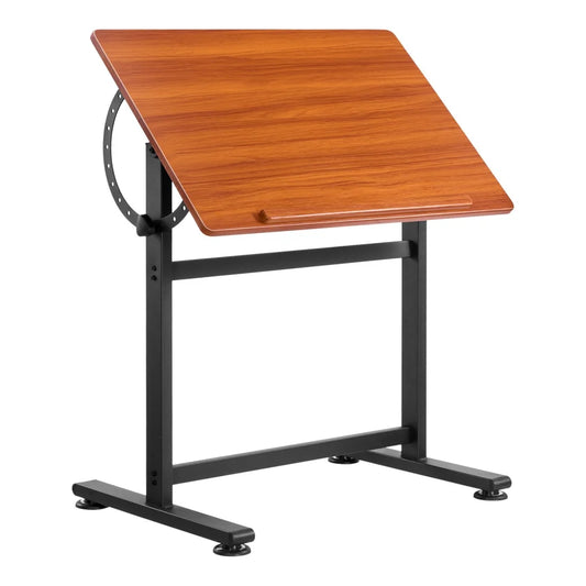 VEVOR Drafting Table Adjustable 0°–90° Tilt Wooden Drawing