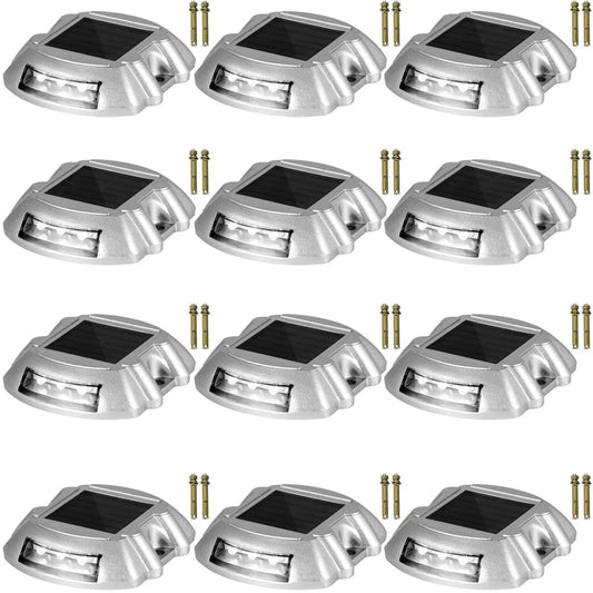 VEVOR Driveway Lights 12-Pack Solar Driveway Lights Bright