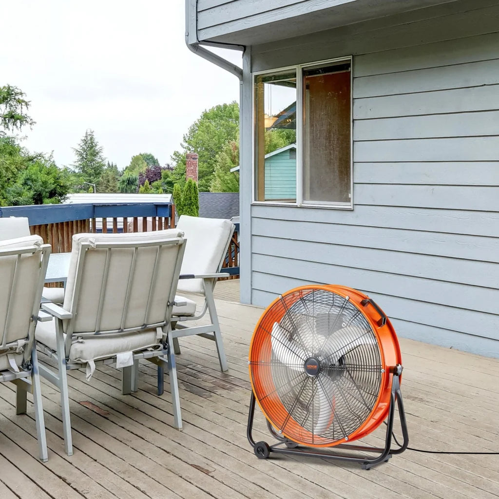 VEVOR Drum Fan 24 In High Velocity Industrial Infinitely