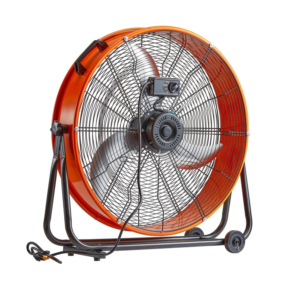 VEVOR Drum Fan 24 Inch High Velocity Industrial Use 3-Speed