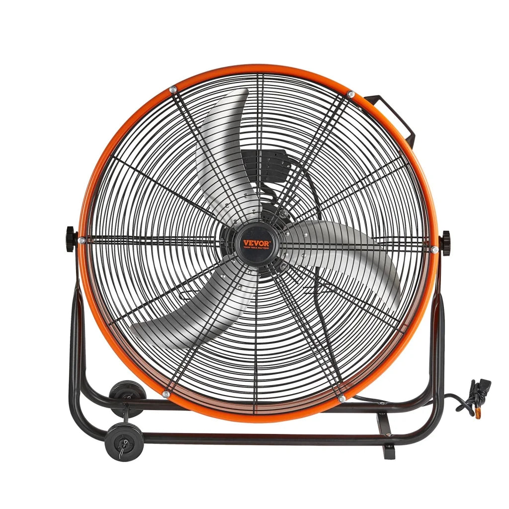VEVOR Drum Fan 24 Inch High Velocity Industrial Use 3-Speed