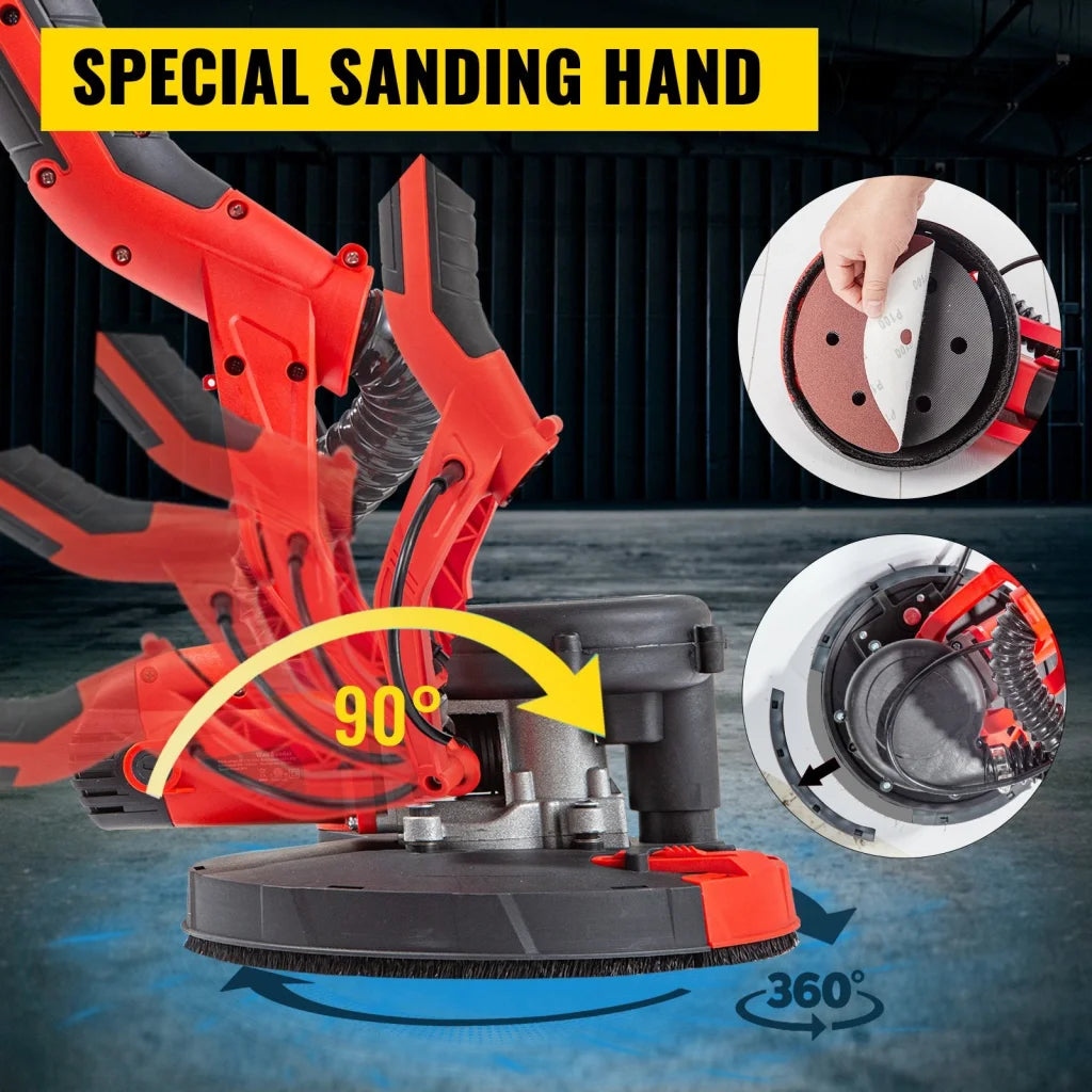 VEVOR Drywall Sander 750W Electric Electric Sander Variable