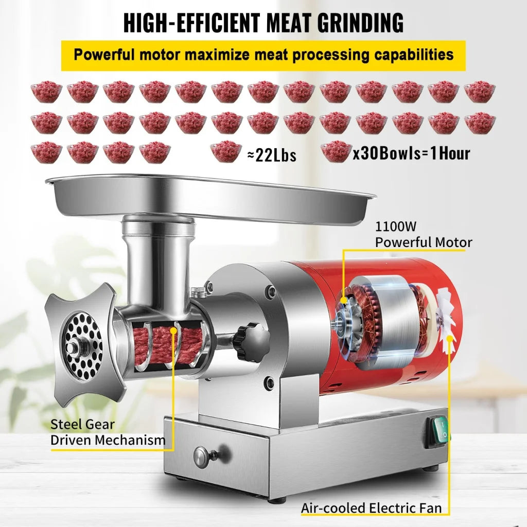 VEVOR Electric Meat Grinder Machine Electric Meat Mincer