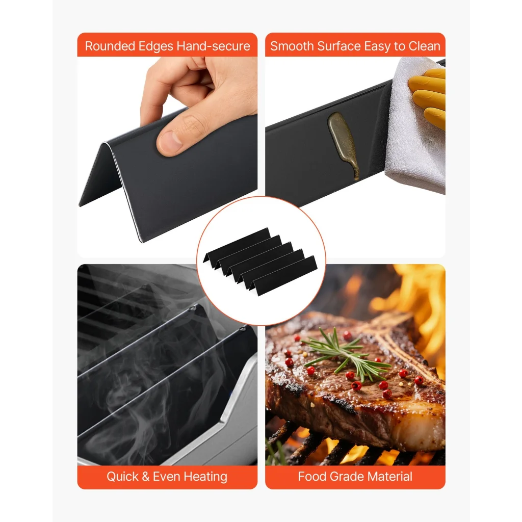 VEVOR Flavorizer Bars 39cm Grill Replacement Part for Weber