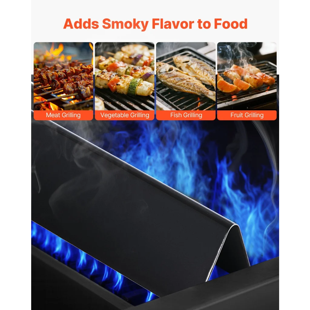 VEVOR Flavorizer Bars 39cm Grill Replacement Part for Weber