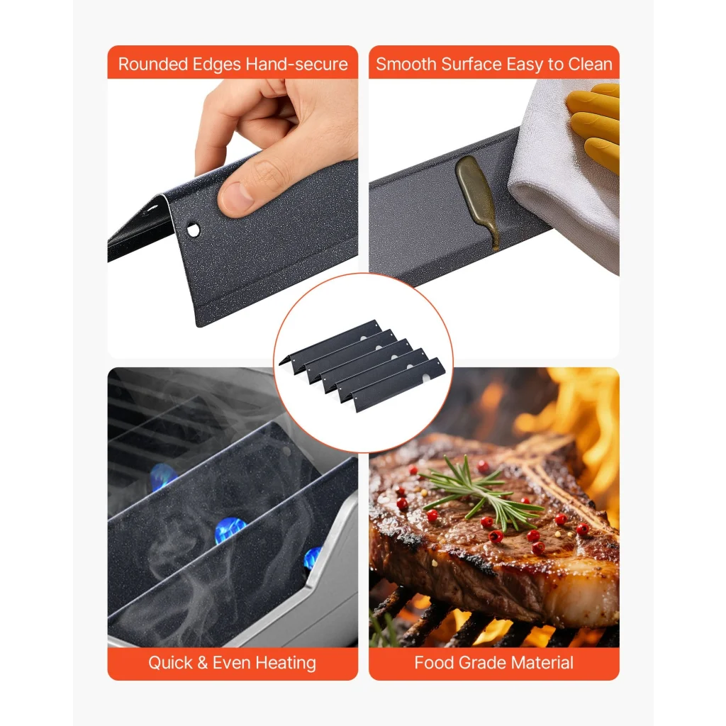 VEVOR Flavorizer Bars 44cm Grill Replacement Part for Weber