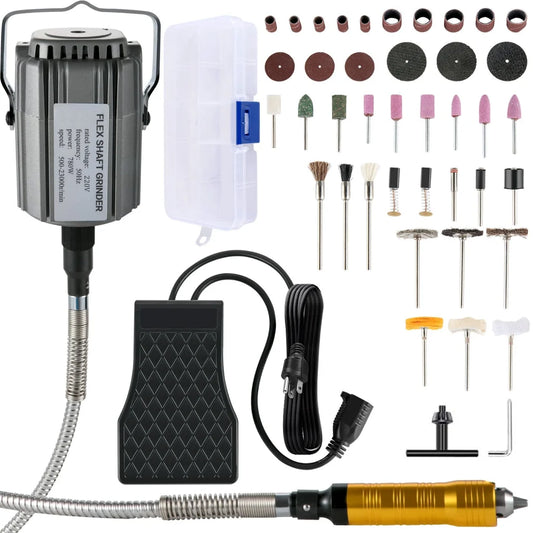 VEVOR Flex Shaft Grinder Rotary Tool 780W 6.5mm Chuck w/