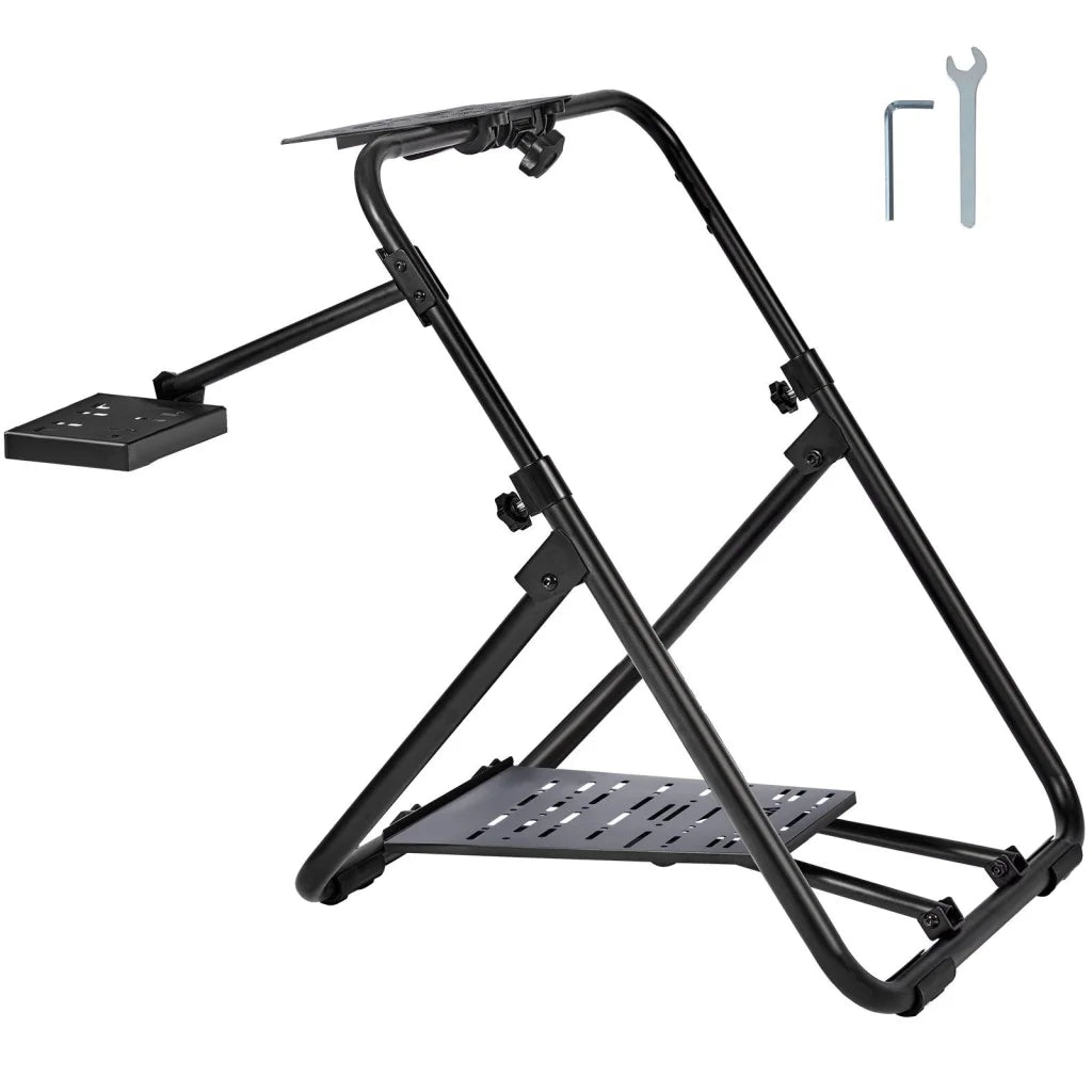 Foldable Racing Steering Wheel Stand Height Adjustable Universal
