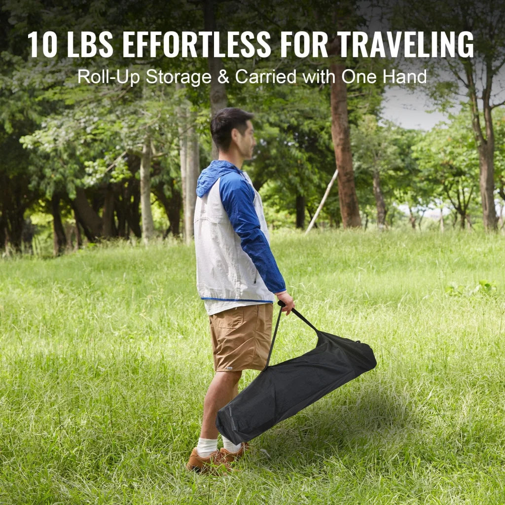 VEVOR Folding Camping Table Outdoor Portable Side Tables