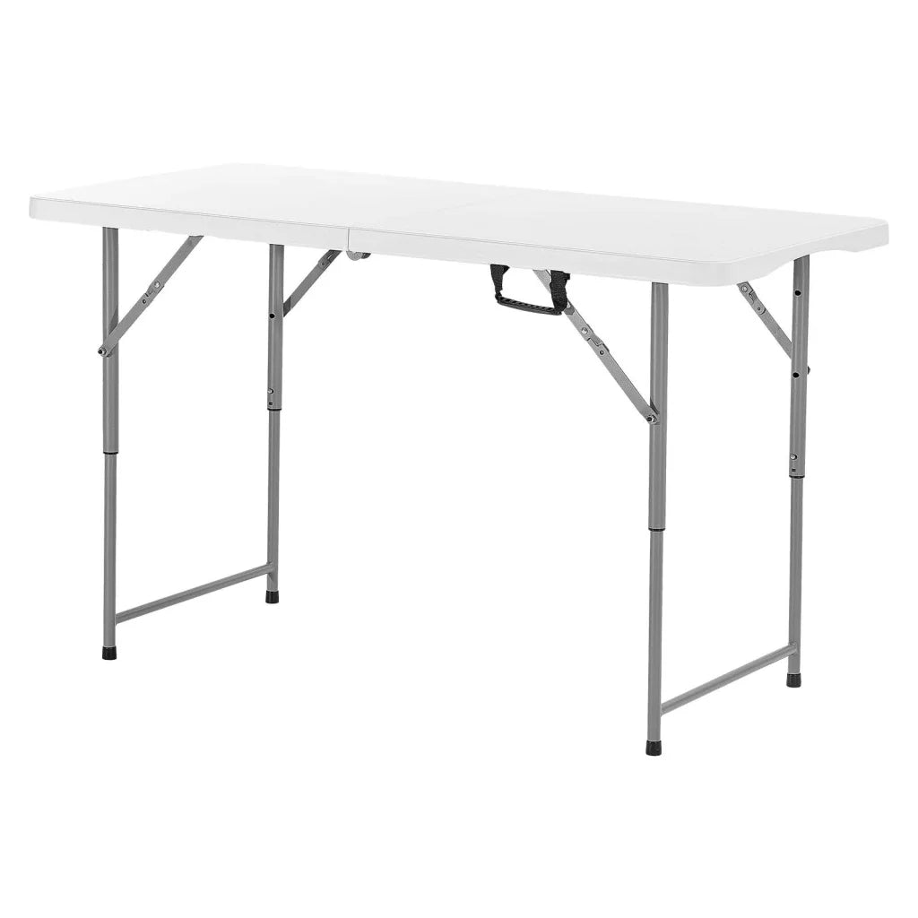 VEVOR Folding Table 4 Ft Heavy Duty Portable Fold-in-Half