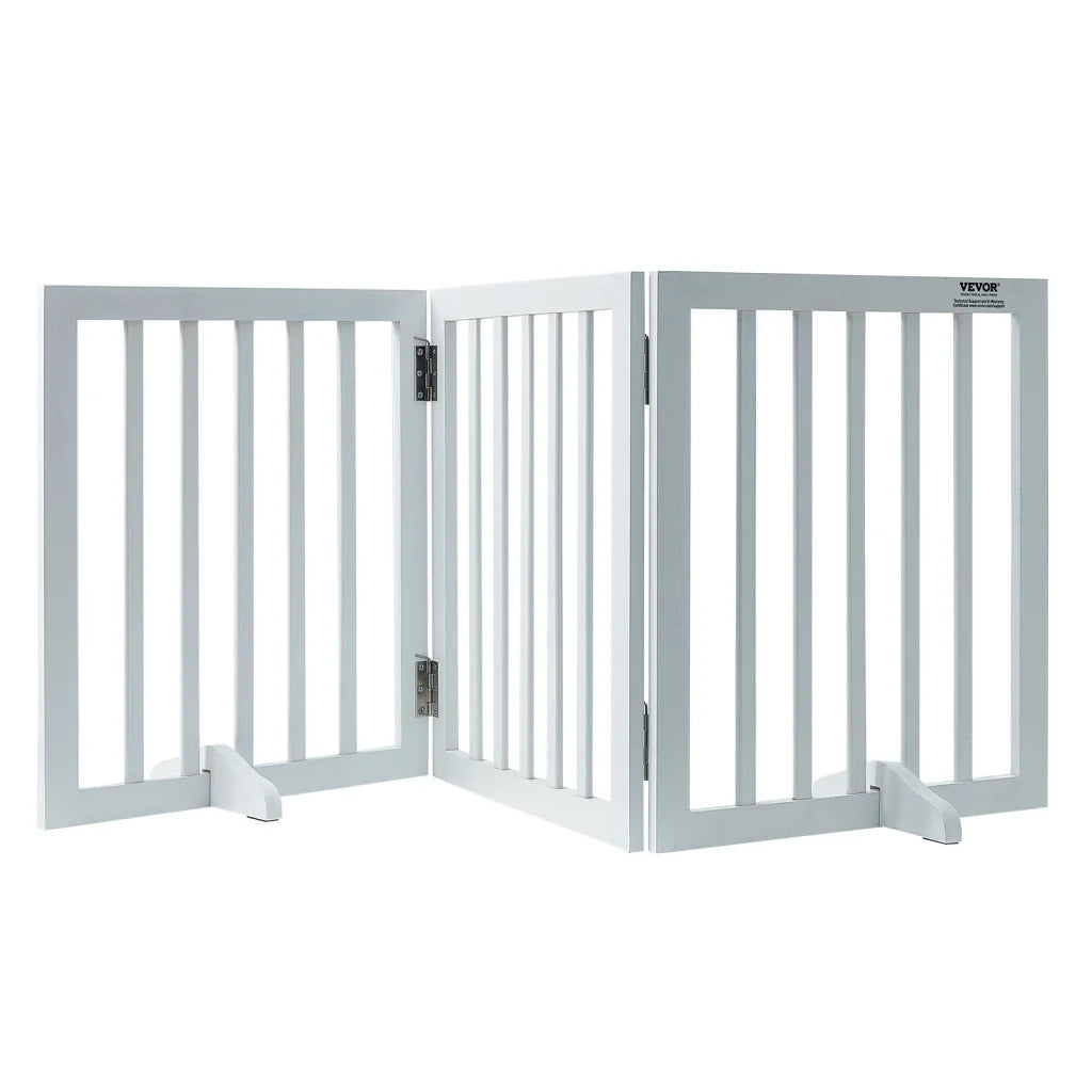 VEVOR Free Standing Dog Gate 24’’ H x 60’’ W Freestanding