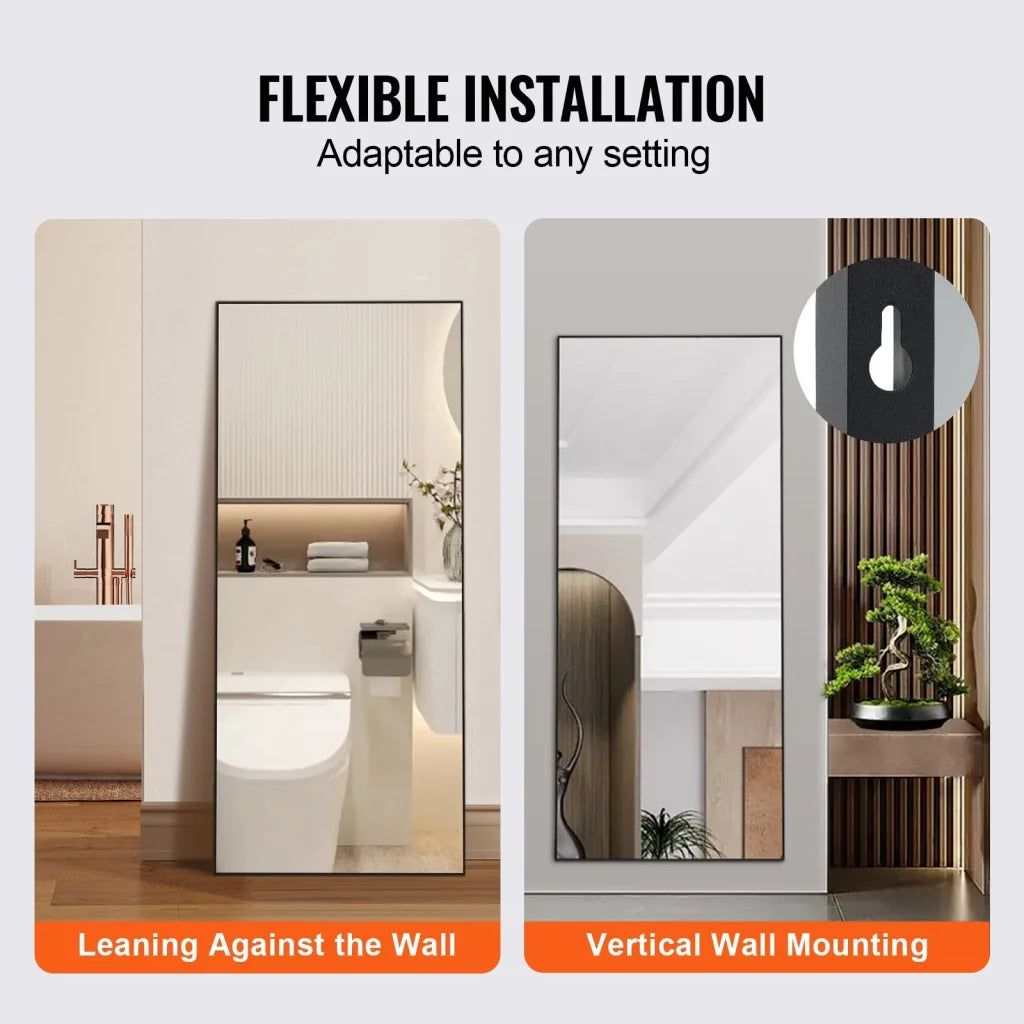VEVOR Full Length Mirror 1800x785 mm Extra Large Standing
