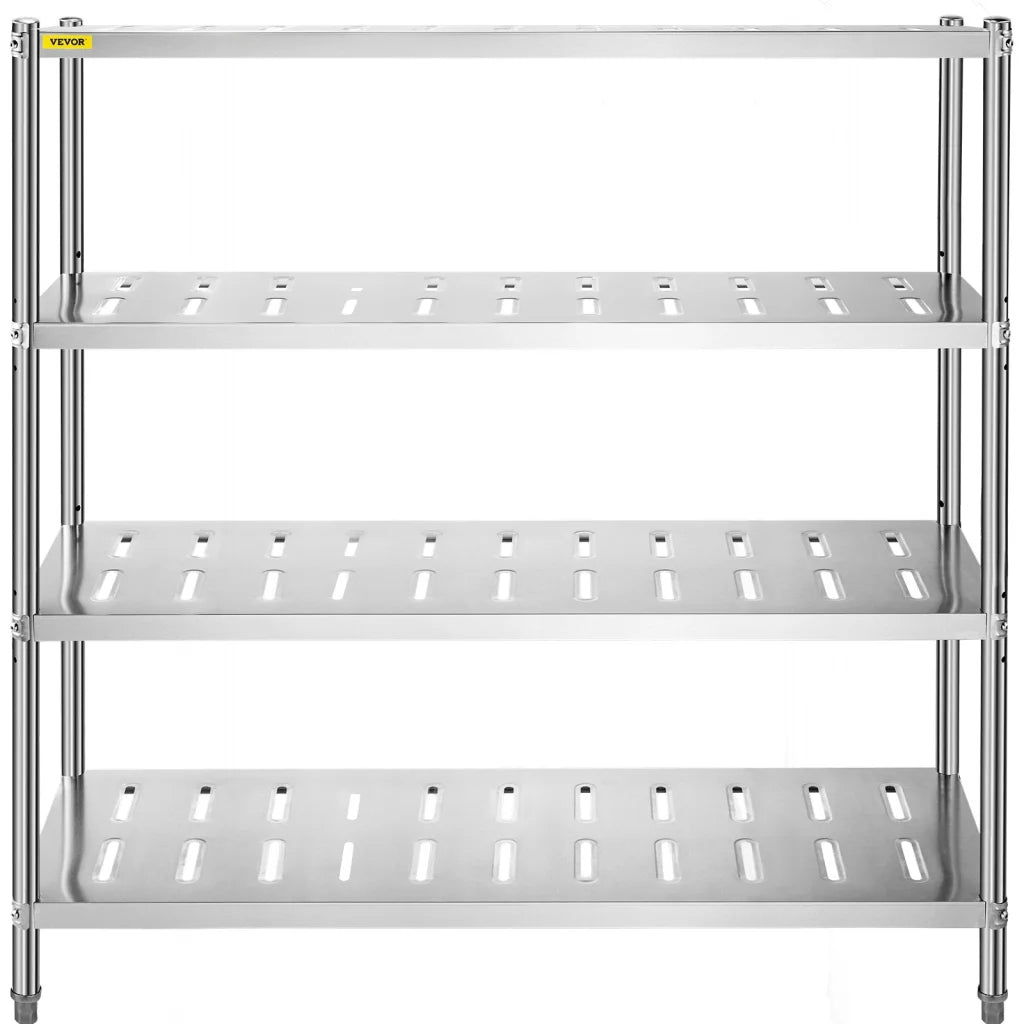 VEVOR Garage Shelf Heavy Duty Shelving 4-Tier 150x45x155cm