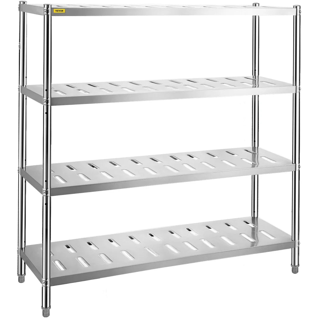 VEVOR Garage Shelf Heavy Duty Shelving 4-Tier 150x45x155cm