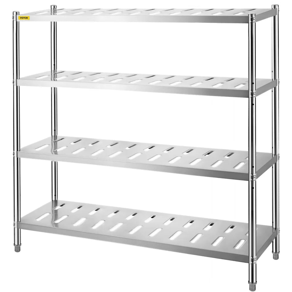 VEVOR Garage Shelf Heavy Duty Shelving 4-Tier 150x45x155cm