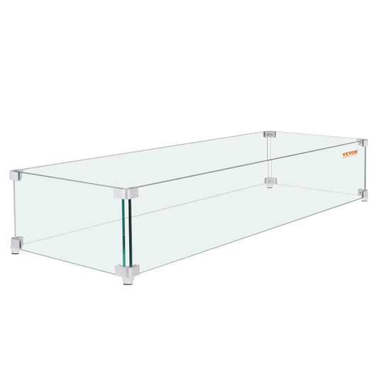 VEVOR Gas Fire Pit Wind Guard for Square Fire Table 595 x