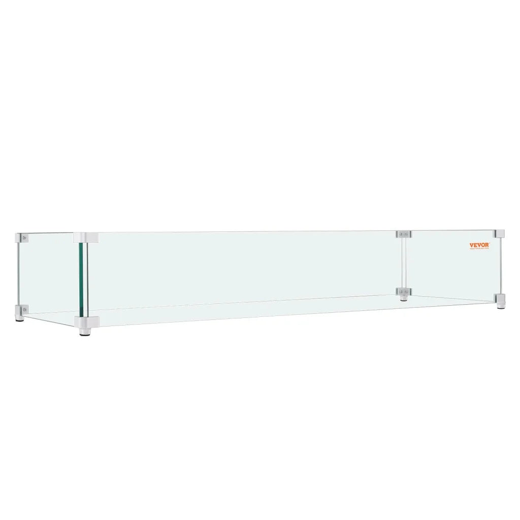 VEVOR Gas Fire Pit Wind Guard for Square Fire Table 595 x