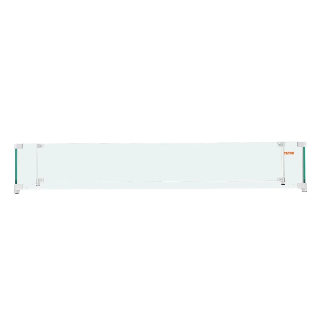 VEVOR Gas Fire Pit Wind Guard for Square Fire Table 595 x