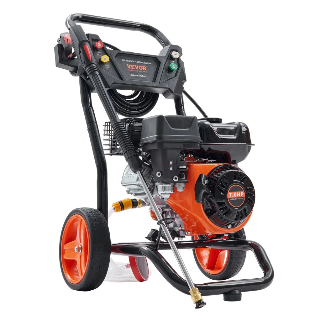 VEVOR Gas Pressure Washer Gas Powered Washer 3400 PSI 2.6