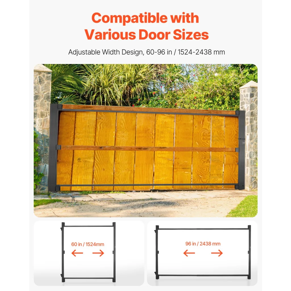 VEVOR Gate Building Kit Fits 152.4 to 243.8 cm Wide