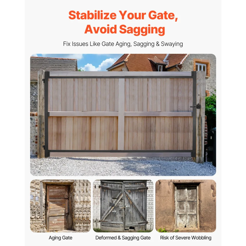 VEVOR Gate Building Kit Fits 152.4 to 243.8 cm Wide