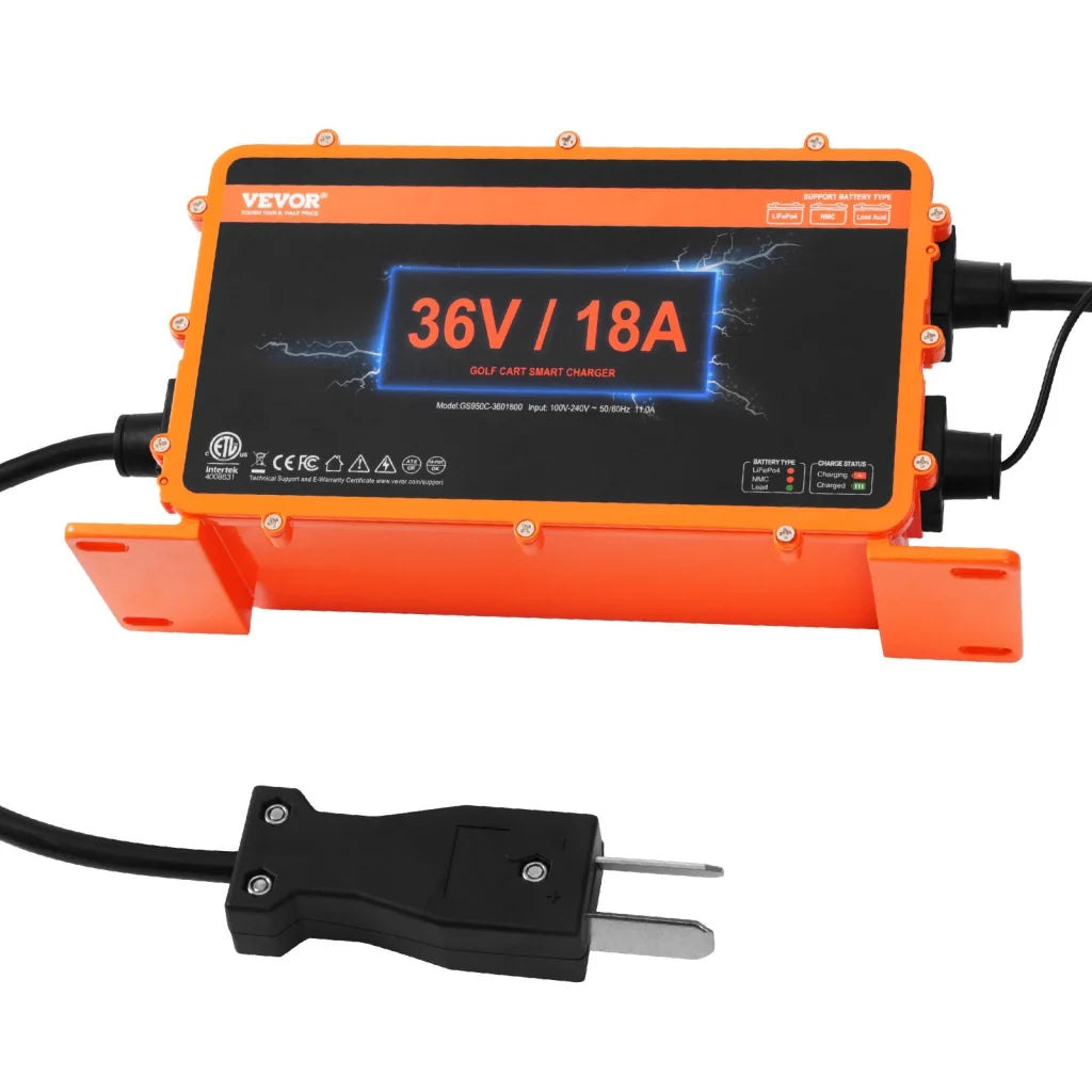 VEVOR Golf Cart Battery Charger 18 AMP Smart Club Car
