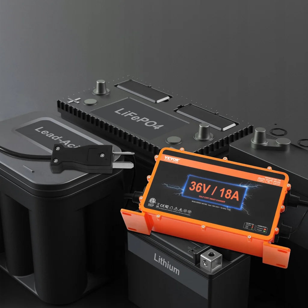 VEVOR Golf Cart Battery Charger 18 AMP Smart Club Car