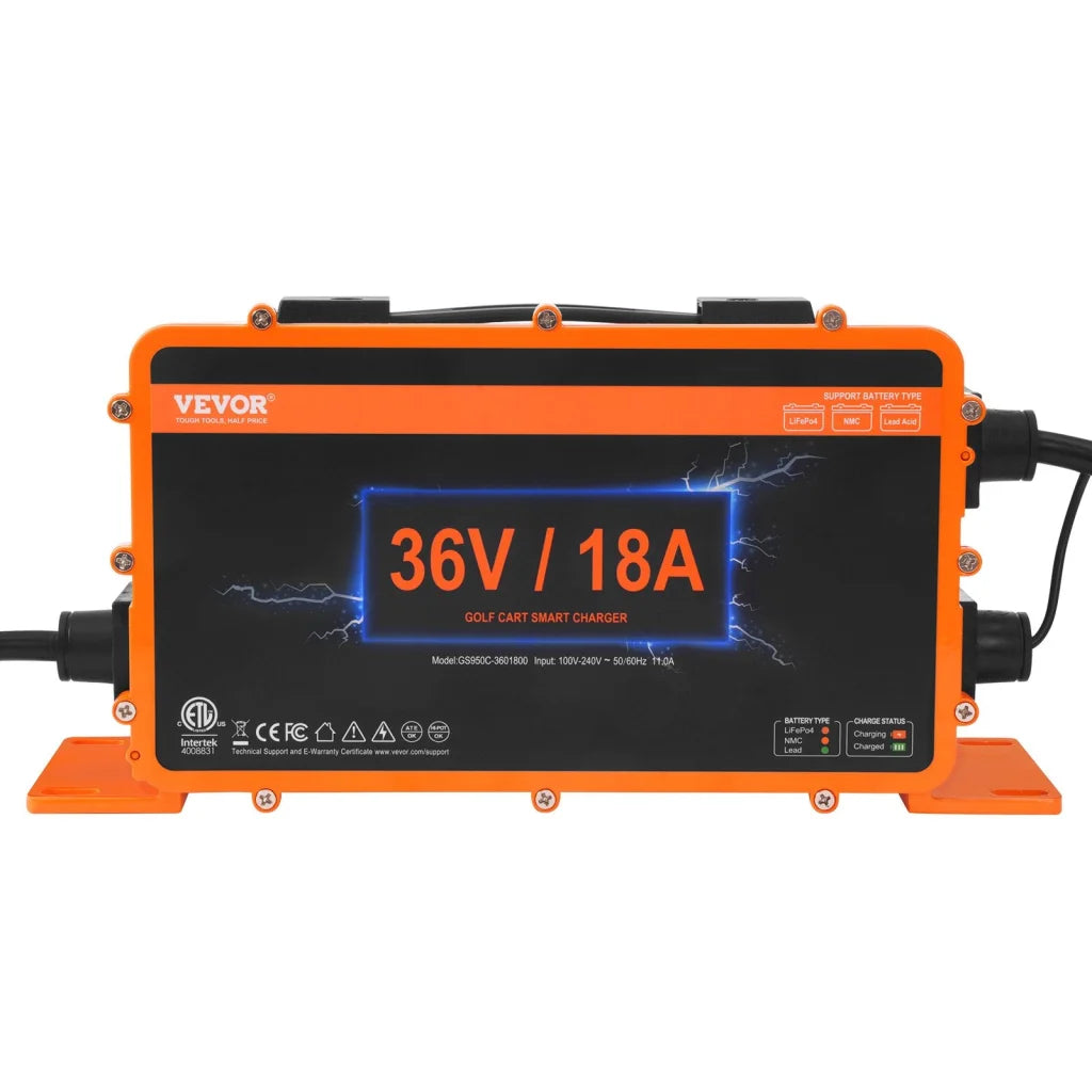 VEVOR Golf Cart Battery Charger 18 AMP Smart Club Car