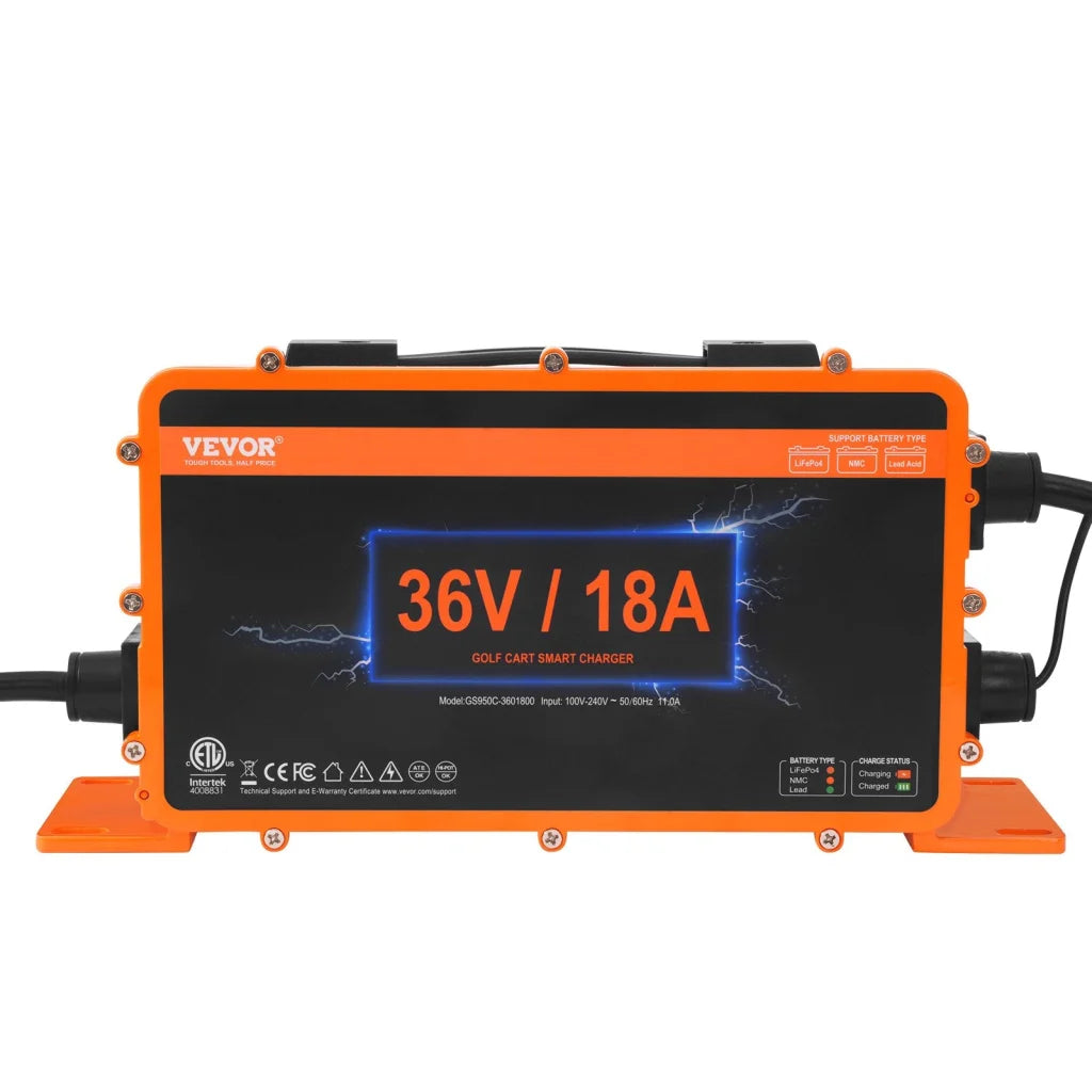 VEVOR Golf Cart Battery Charger 18 AMP Smart Club Car