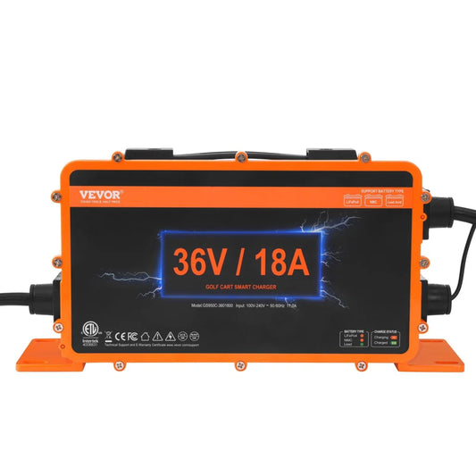 VEVOR Golf Cart Battery Charger 18 AMP Smart Club Car