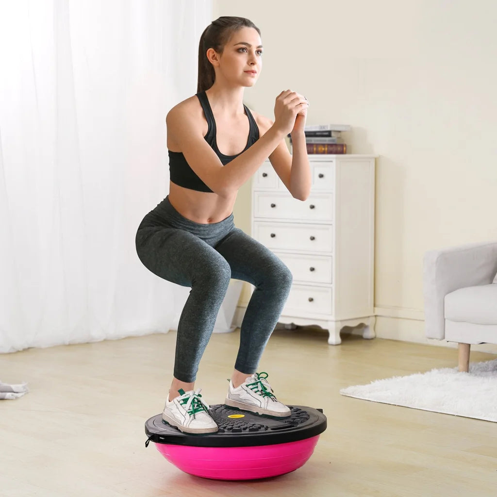 VEVOR Half Exercise Ball Trainer 26 inch Balance Ball