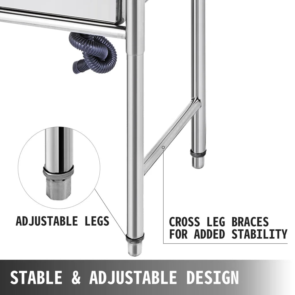 VEVOR Handmade Sink Non-magnetic Stainless Steel Kitchen