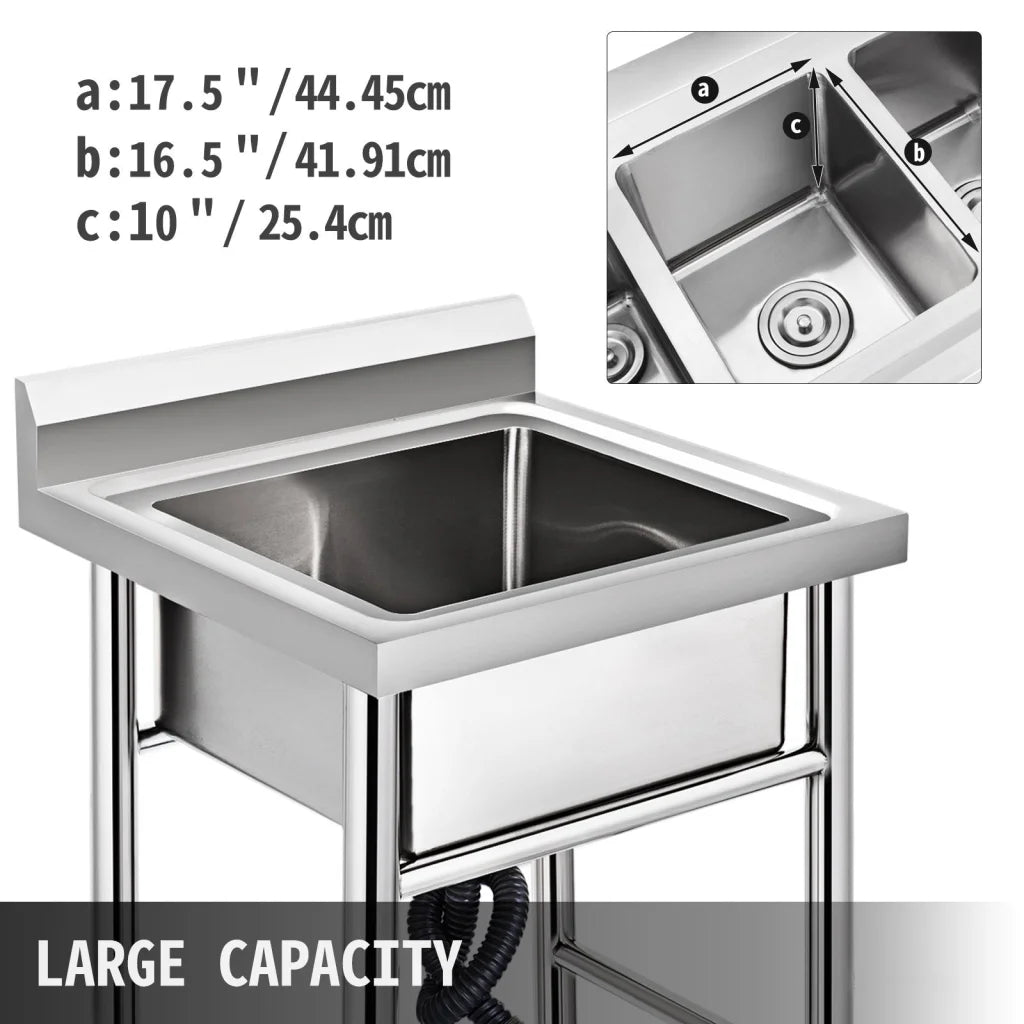 VEVOR Handmade Sink Non-magnetic Stainless Steel Kitchen