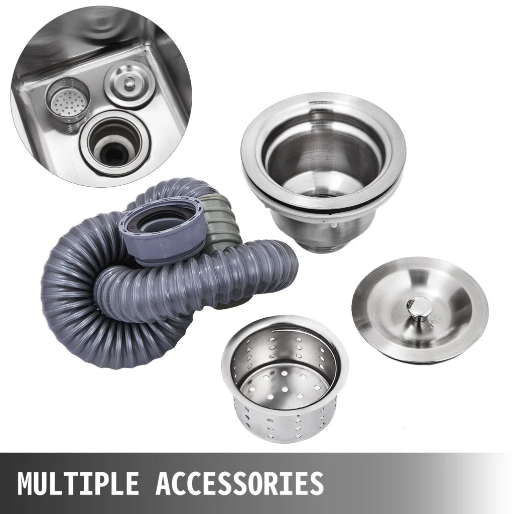 VEVOR Handmade Sink Non-magnetic Stainless Steel Kitchen