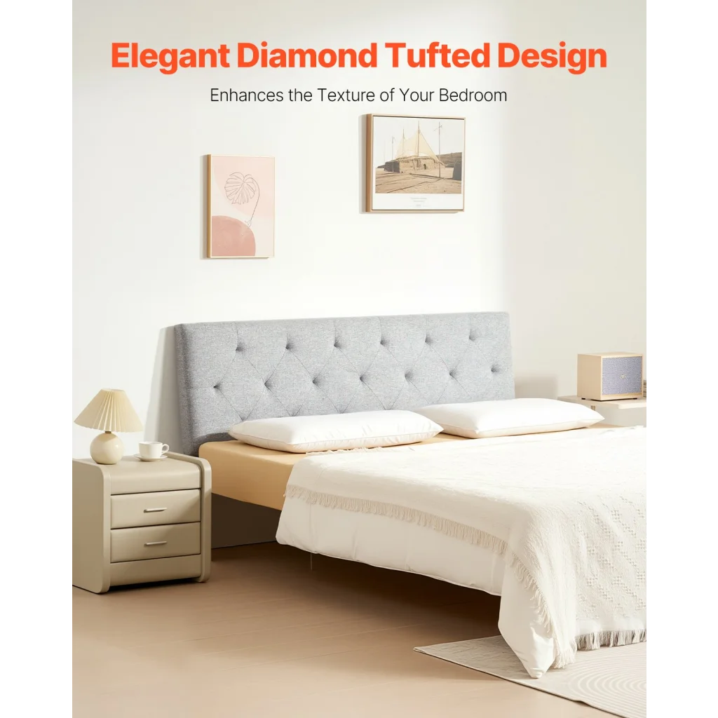 VEVOR Headboard Full Size Headboard with Adjustable Height