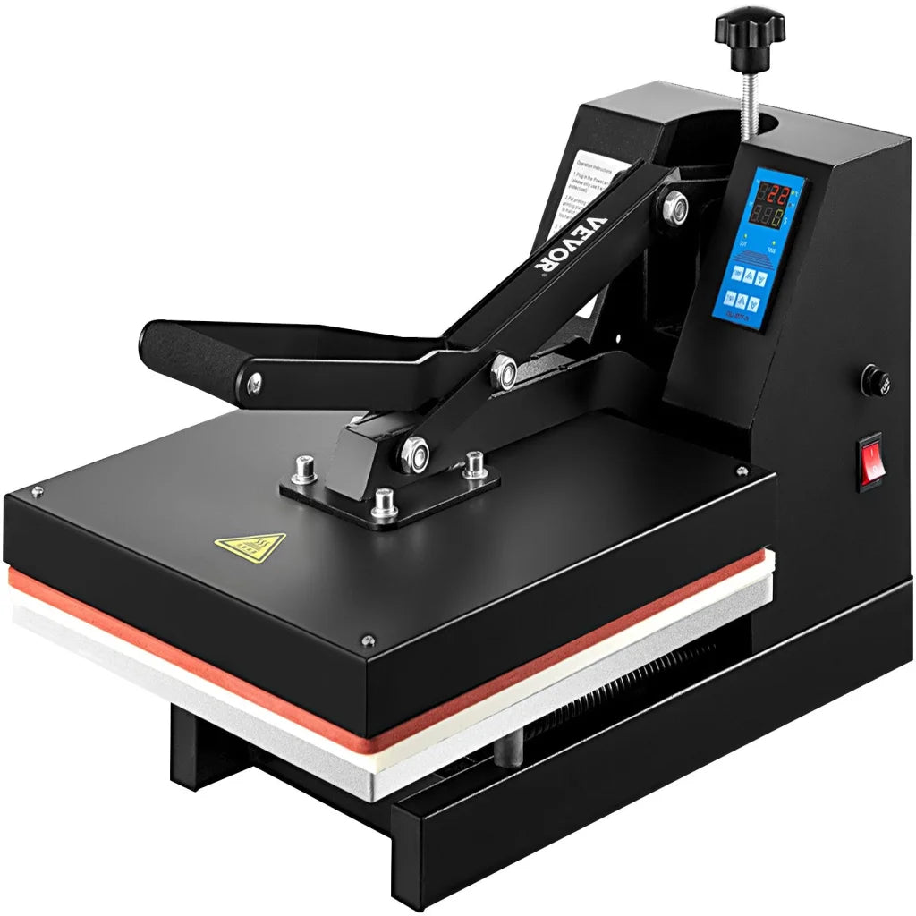 15x15 vevor heat press with material finish and practical fittings