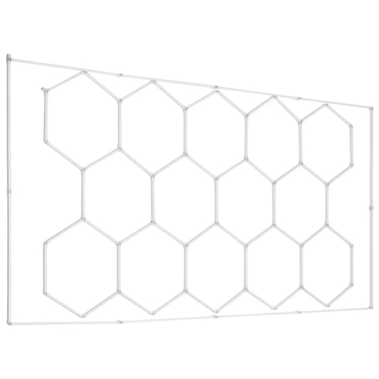 VEVOR Hexagon Garage Lights 86400LM 5 Grid Honeycomb LED