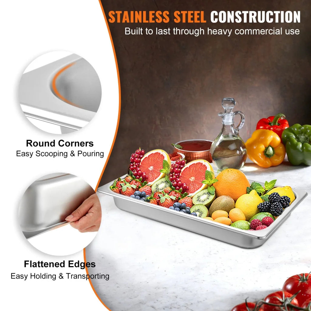 Hotel Pans Full Size 2 5 Inch Deep Steam