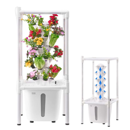 VEVOR Hydroponic Growing System with Grow Light 30 Pods