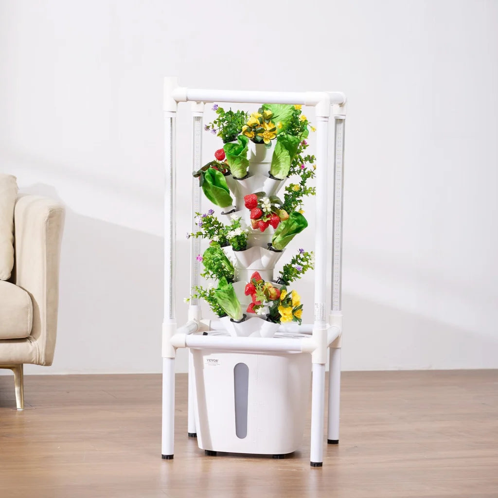 VEVOR Hydroponic Growing System with Grow Light 30 Pods