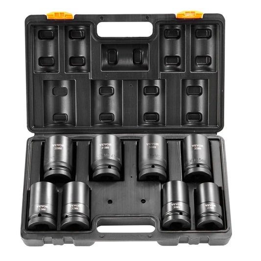 VEVOR Impact Sockets Set 8pcs 6-Point 1’’ Drive Bit Ratchet