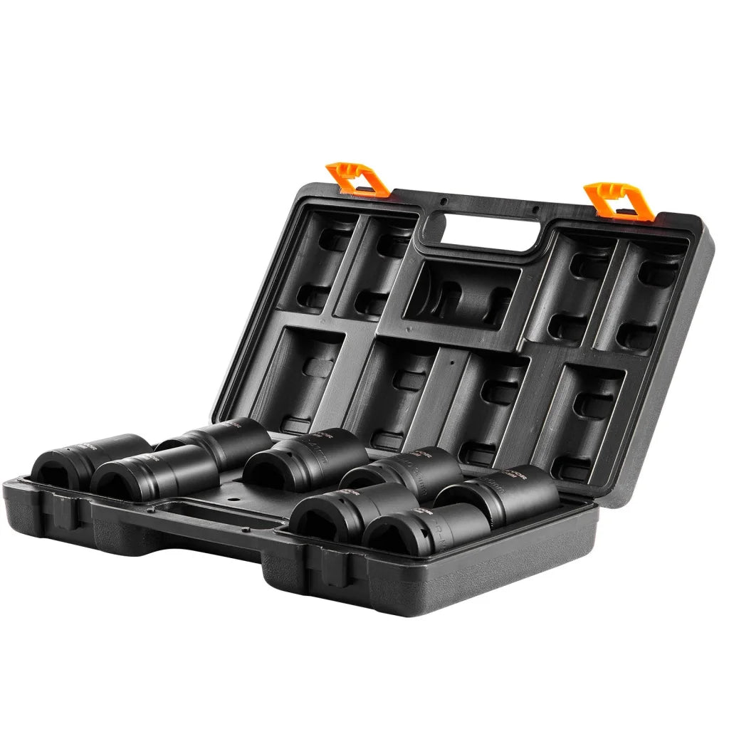 VEVOR Impact Sockets Set 8pcs 6-Point 1’’ Drive Bit Ratchet