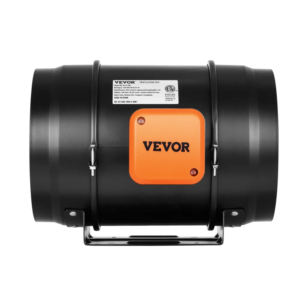 VEVOR Inline Duct Fan 203.2mm 506.2 CFM with Temperature