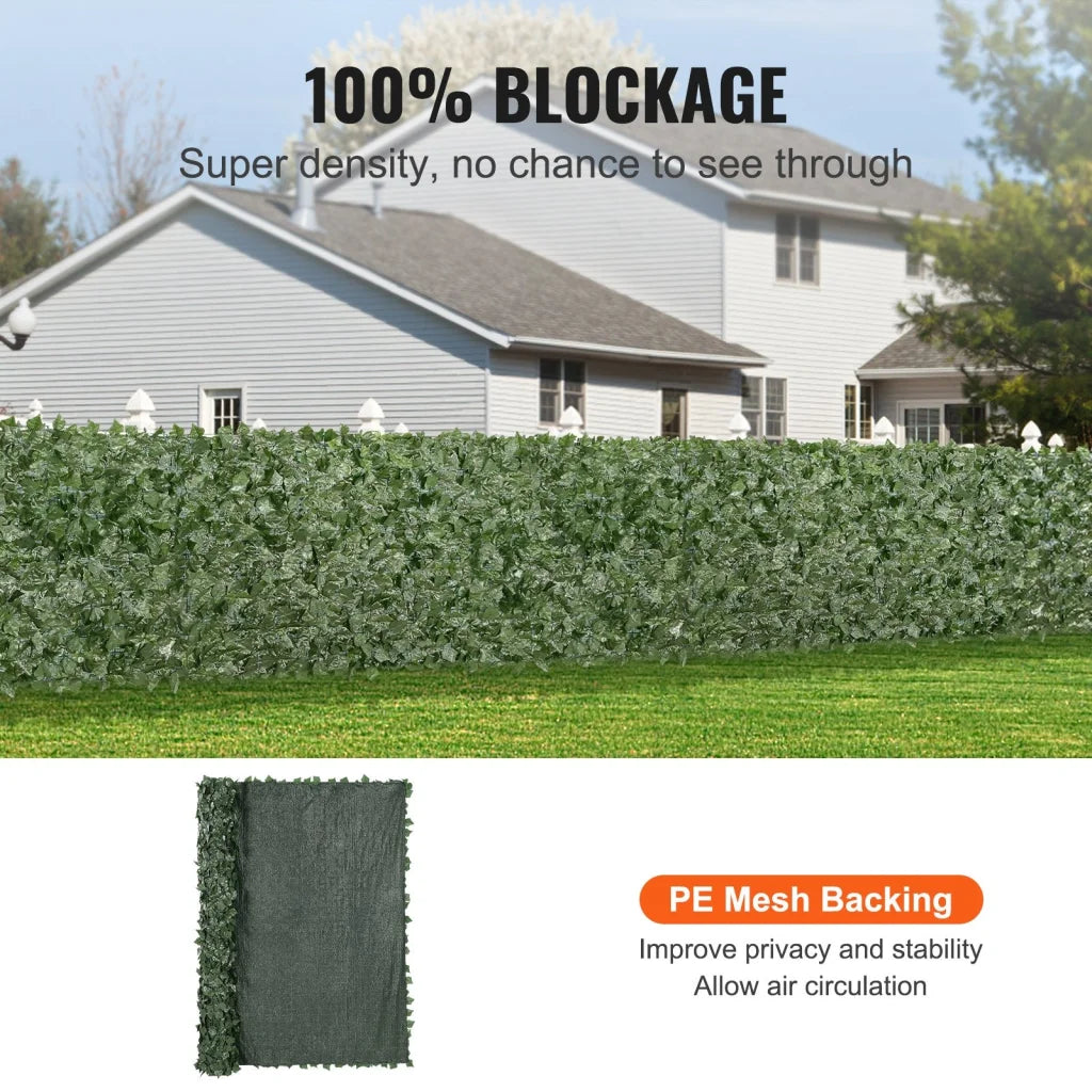 VEVOR Ivy Privacy Fence 1830 x 2440 mm Artificial Green