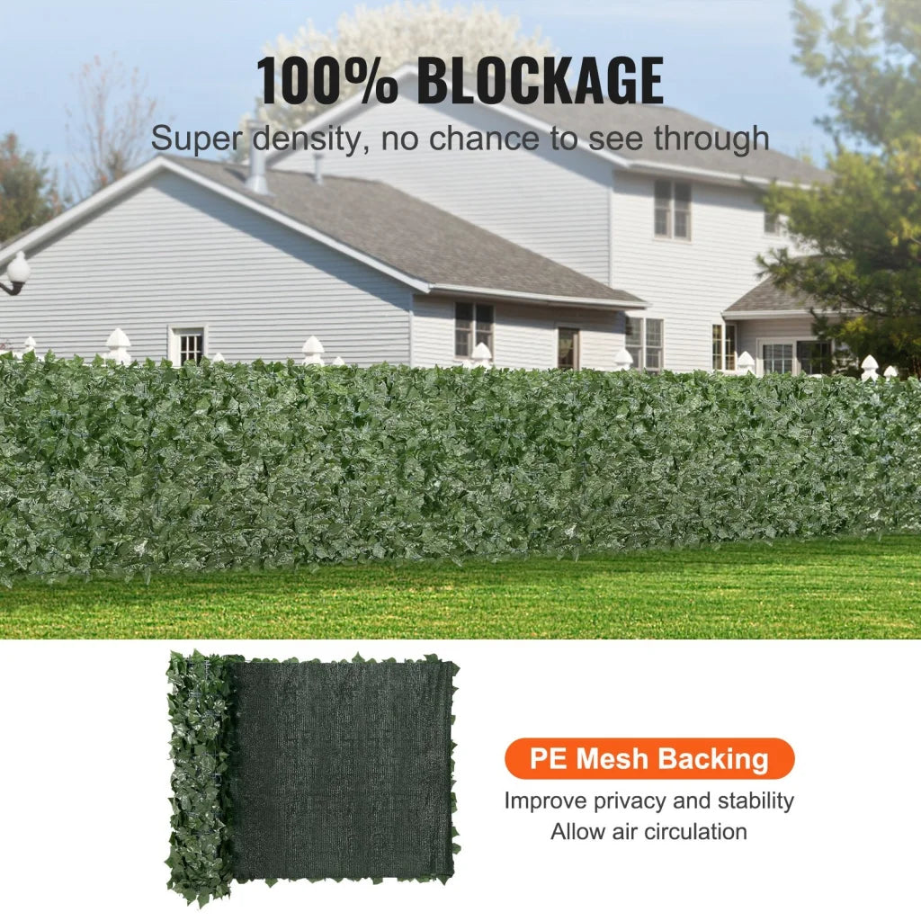 VEVOR Ivy Privacy Fence 990 x 2490 mm Artificial Green Wall